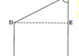 Q10.In the given figure, if AB = 14 cm, BD = 10 cm and DC = 8 cm, then the value of tan B is